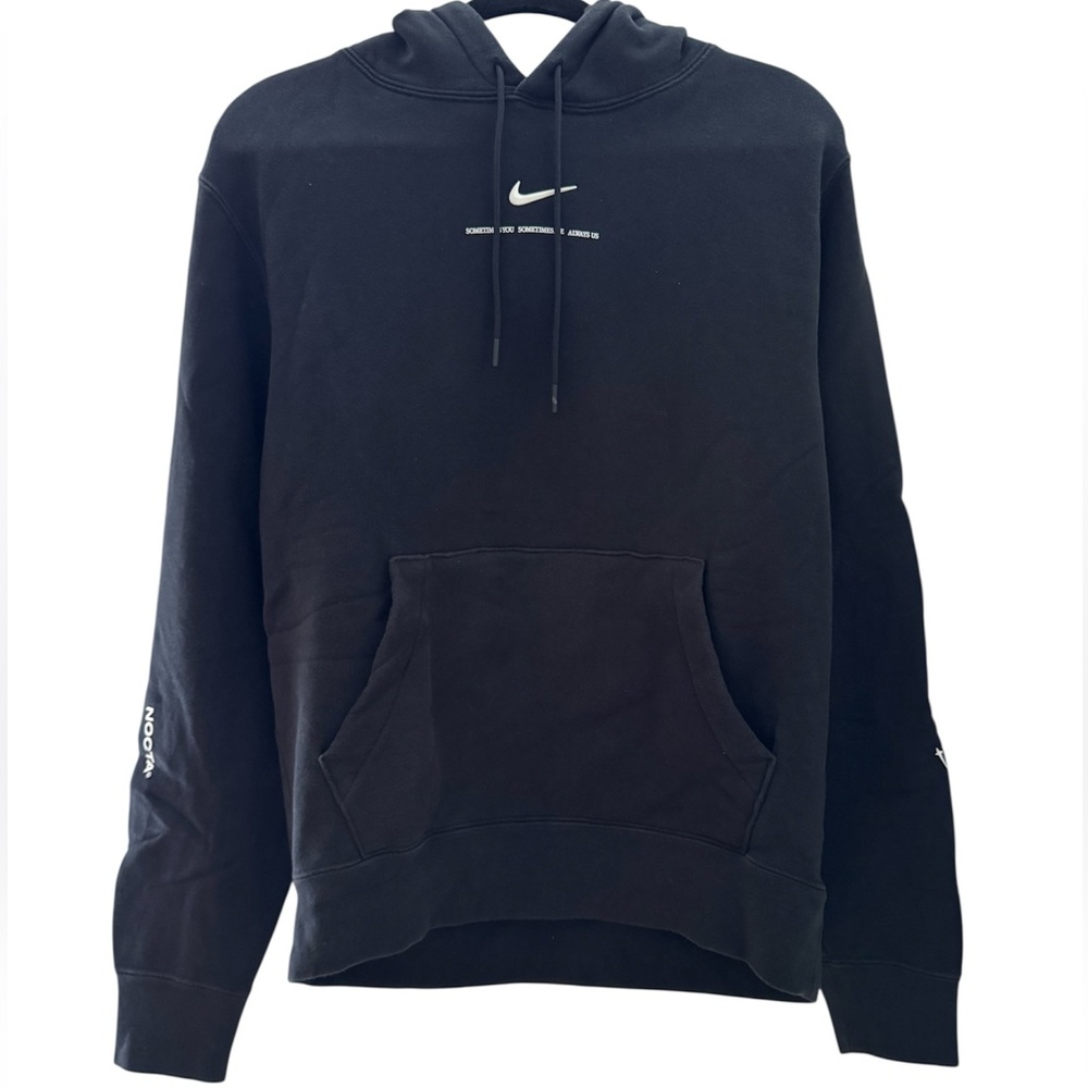 Nike Men's NOTCA Black Sweatshirt with White Logo